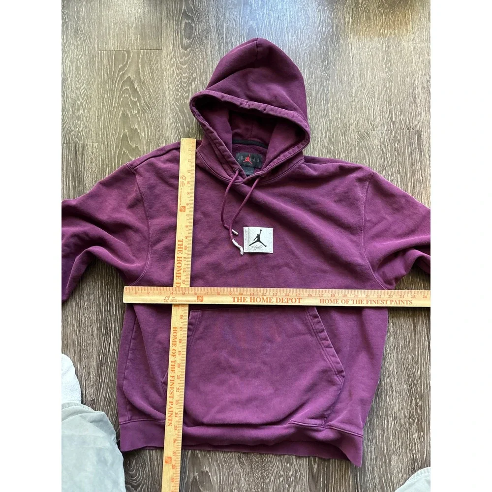 Jordan Air Jumpman Maroon Flight Hoodie Sweatshirt Jordan Logo Men's XL
